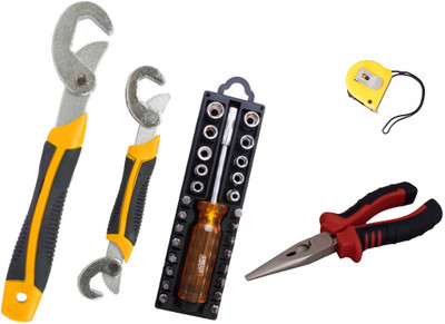 

Asraw Hand Tool Kit(5 Tools), Multicolor