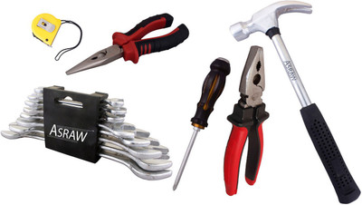 

Asraw Hand Tool Kit(14 Tools), Multicolor