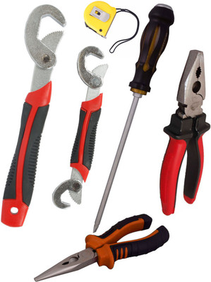 

Asraw Hand Tool Kit(6 Tools), Multicolor