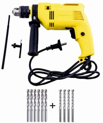 BUILDSKILL 13mm 350W Reversible Impact Powerful Heavy Duty 13mm Electric Drill with High Quality 10 Bits Power & Hand Tool Kit(14 Tools) BUILDSKILL 13mm 350W Reversible Impact Powerful Heavy Duty 13mm Electric Drill with High Quality 10 Bits Power & Hand Tool Kit(14 Tools)