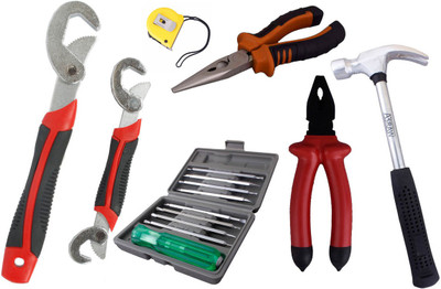 

Asraw Hand Tool Kit(7 Tools), Multicolor