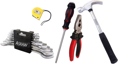 

Asraw Hand Tool Kit(13 Tools), Multicolor