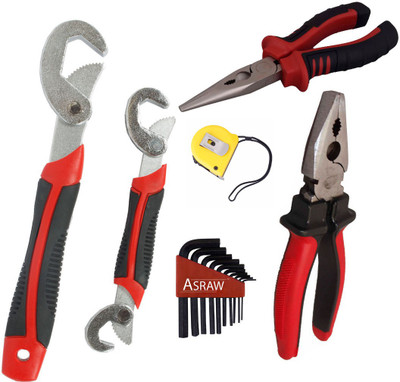 

Asraw Hand Tool Kit(6 Tools), Multicolor
