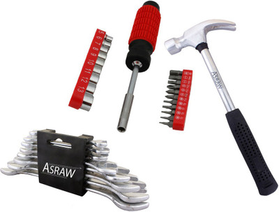 

Asraw Hand Tool Kit(11 Tools), Multicolor