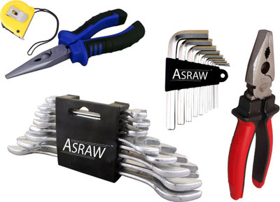 

Asraw Hand Tool Kit(13 Tools), Multicolor