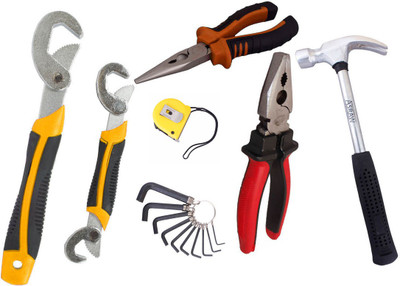 

Asraw Hand Tool Kit(7 Tools), Multicolor