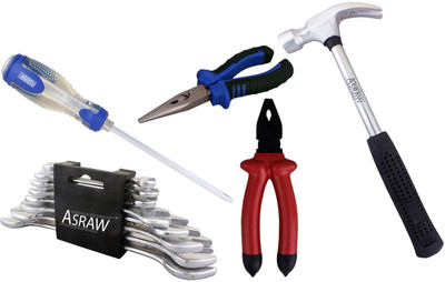 

Asraw Hand Tool Kit(13 Tools), Multicolor