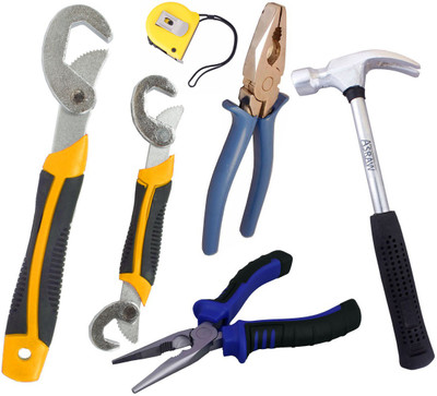 

Asraw Hand Tool Kit(6 Tools), Multicolor