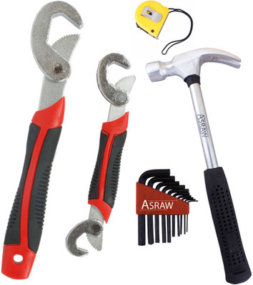 

Asraw Hand Tool Kit(5 Tools), Multicolor