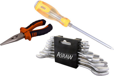 

Asraw Hand Tool Kit(11 Tools), Multicolor