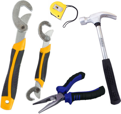 

Asraw Hand Tool Kit(5 Tools), Multicolor