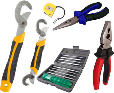 

Asraw Hand Tool Kit(6 Tools), Multicolor