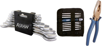 

Asraw Hand Tool Kit(11 Tools), Multicolor