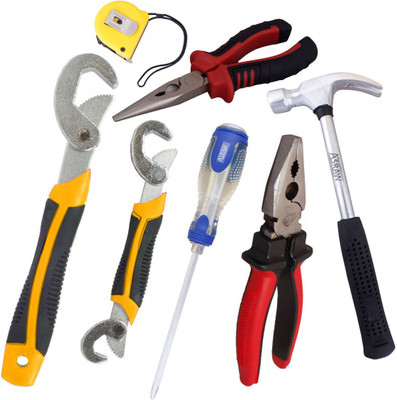 

Asraw Hand Tool Kit(7 Tools), Multicolor