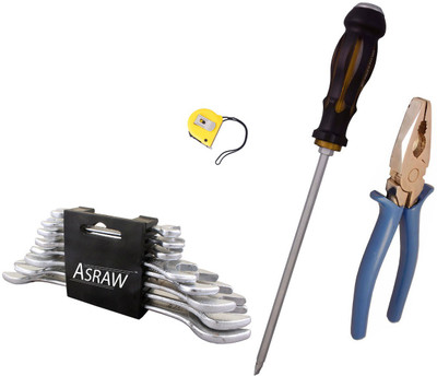 

Asraw Hand Tool Kit(12 Tools), Multicolor