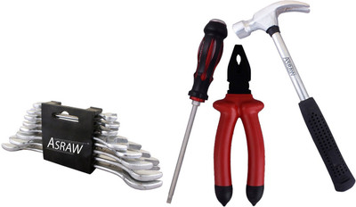 

Asraw Hand Tool Kit(12 Tools), Multicolor