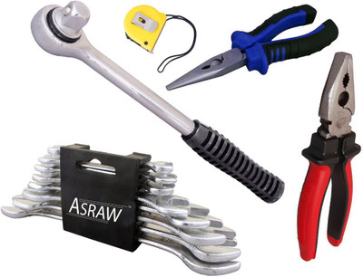 

Asraw Hand Tool Kit(13 Tools), Multicolor