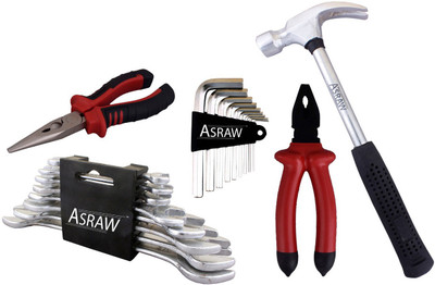 

Asraw Hand Tool Kit(13 Tools), Multicolor