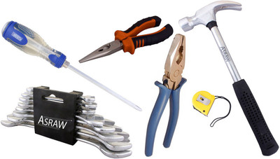 

Asraw Hand Tool Kit(14 Tools), Multicolor