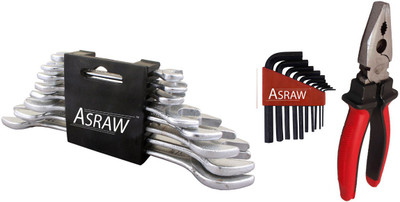 

Asraw Hand Tool Kit(11 Tools), Multicolor