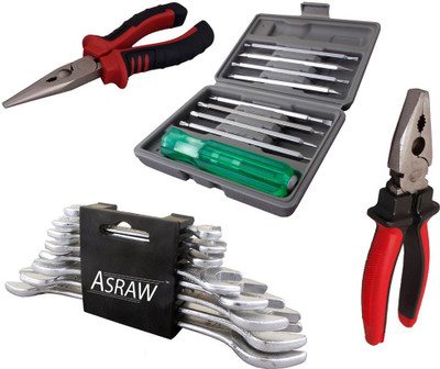 

Asraw Hand Tool Kit(12 Tools), Multicolor