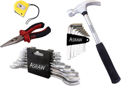 

Asraw Hand Tool Kit(13 Tools), Multicolor