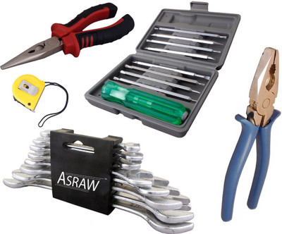 

Asraw Hand Tool Kit(13 Tools), Multicolor