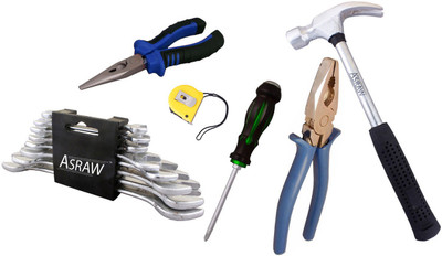 

Asraw Hand Tool Kit(14 Tools), Multicolor