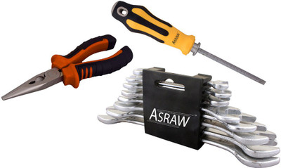 

Asraw Hand Tool Kit(11 Tools), Multicolor
