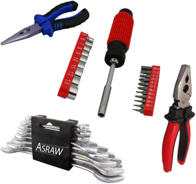 

Asraw Hand Tool Kit(12 Tools), Multicolor