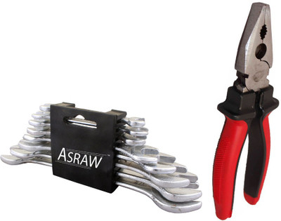 

Asraw Hand Tool Kit(10 Tools), Multicolor