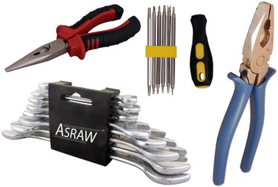 

Asraw Hand Tool Kit(12 Tools), Multicolor