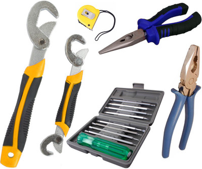 

Asraw Hand Tool Kit(6 Tools), Multicolor