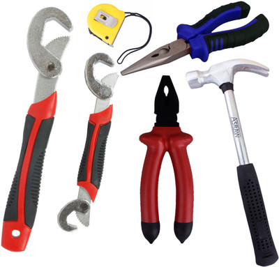 

Asraw Hand Tool Kit(6 Tools), Multicolor