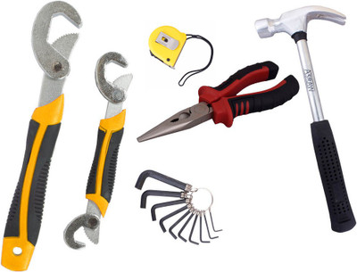 

Asraw Hand Tool Kit(6 Tools), Multicolor