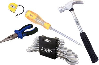 

Asraw Hand Tool Kit(13 Tools), Multicolor
