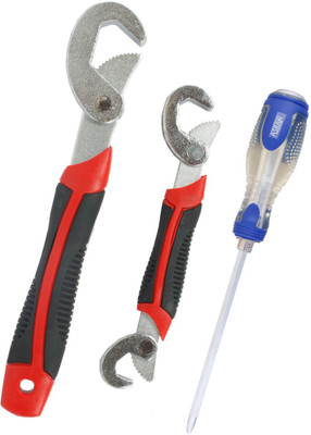 

Asraw Snap N Grip & Double Sided Screwdriver Hand Tool Kit(2 Tools), Multicolor