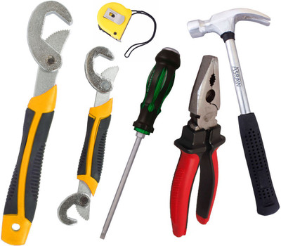 

Asraw Hand Tool Kit(6 Tools), Multicolor