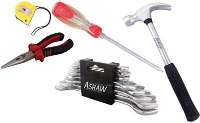 

Asraw Hand Tool Kit(13 Tools), Multicolor