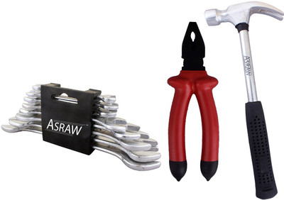 

Asraw Hand Tool Kit(11 Tools), Multicolor