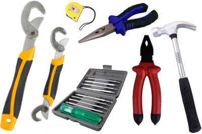 

Asraw Hand Tool Kit(7 Tools), Multicolor