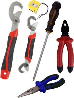 Asraw Hand Tool Kit(6 Tools), Multicolor