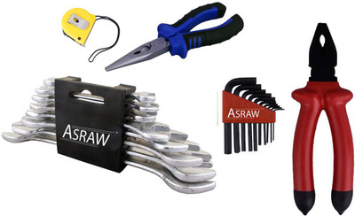 

Asraw Hand Tool Kit(13 Tools), Multicolor