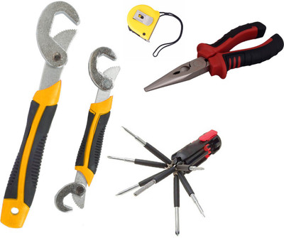 Asraw Hand Tool Kit(5 Tools), Multicolor