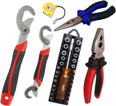 

Asraw Hand Tool Kit(6 Tools), Multicolor