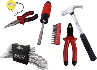

Asraw Hand Tool Kit(14 Tools), Multicolor