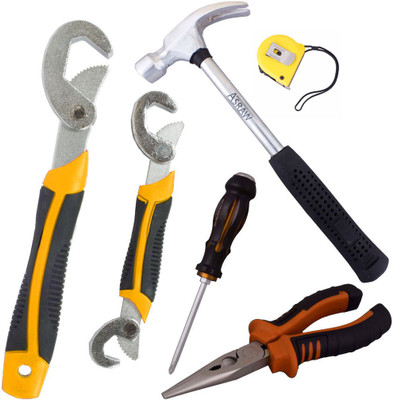 

Asraw Hand Tool Kit(6 Tools), Multicolor
