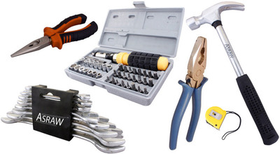 

Asraw Hand Tool Kit(14 Tools), Multicolor
