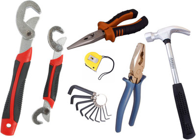 

Asraw Hand Tool Kit(7 Tools), Multicolor