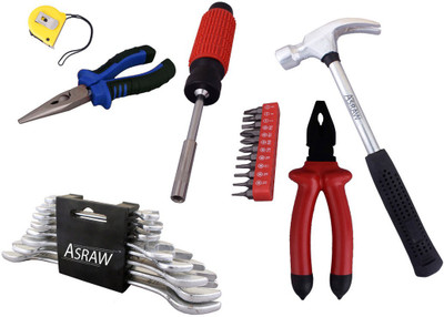 

Asraw Hand Tool Kit(14 Tools), Multicolor